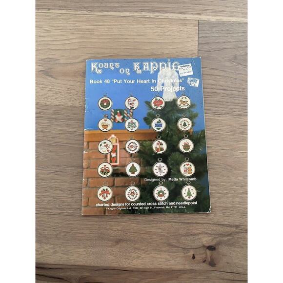 Vintage Kount on Kappie Put Your Heart in Christmas Cross Stitch Book 48 - Picture 3 of 9